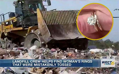 Landfill Workers Go Above and Beyond to Rescue NC Woman's Bridal Jewelry
