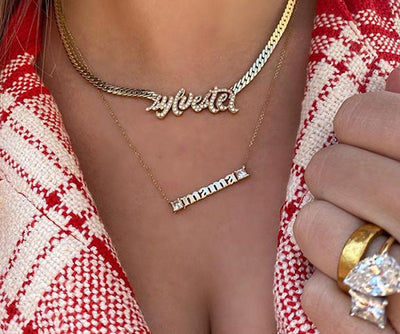 Emily Ratajkowski Commemorates Birth of Baby Boy With Two Gold Necklaces