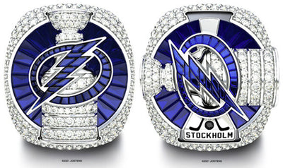Tampa Bay Lightning's 2020 Stanley Cup Ring Sets a Jostens Record for Gem Weight