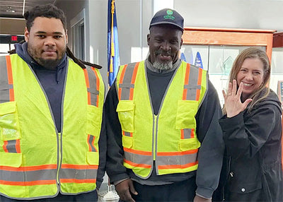 Greenville Recycling Workers Defy Odds, Rescue Diamond Wedding Band