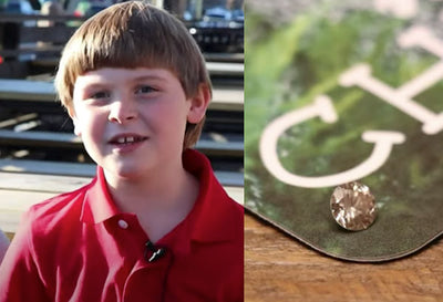 7-Year-Old Finds a Diamond and Inspires the Journalist Who Got It Back