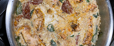 Wednesday Recipe: Creamy Sun-Dried Tomato Chicken and Orzo