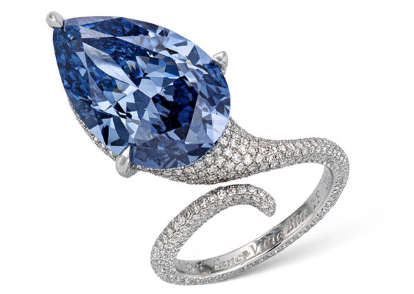 ‘The Mellon Blue’ Brings $25.6 MM at Christie’s Geneva Amid Cautious Mood