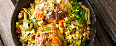 Wednesday Recipe: Chicken With Creamy Basil Corn Sauce