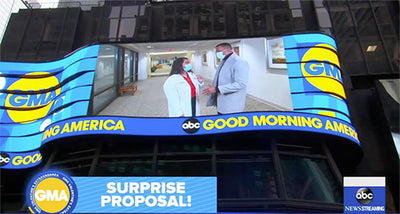 Valentine Proposal: Medical Resident Pops the Question to Fellow Doc on 'GMA'