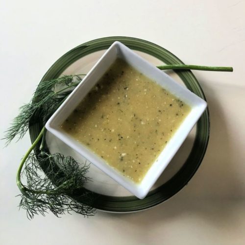 Wednesday Recipe: Chilled Squash Soup with Leeks and Dill