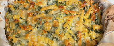 Wednesday Recipe: Winter Squash And Spinach Pasta Bake