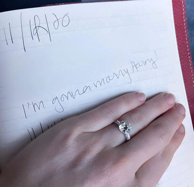 Sasha Spielberg Reveals New Engagement Ring and Uncanny Diary Prediction