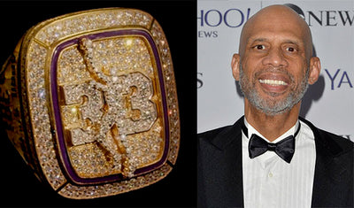 Abdul-Jabbar's Diamond Ring Celebrates His 38 Years as NBA Scoring Leader
