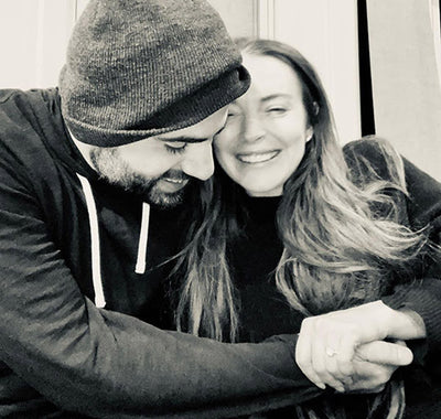 Actress Lindsay Lohan Shows Off New Engagement Ring in a Series of Instagram Pics