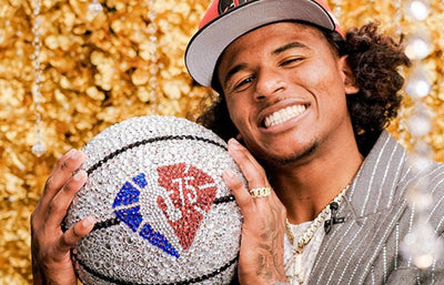 Bedazzled Basketball Becomes Unofficial Mascot of NBA's Diamond Anniversary