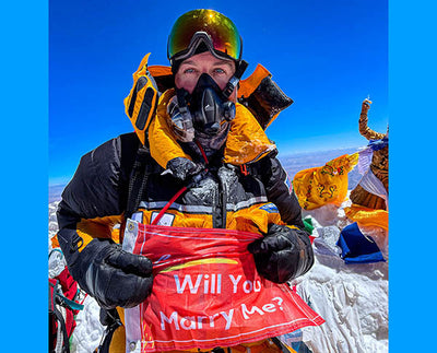 Seattle Adventurer Pops the Question From Summit of Mt. Everest, Setting U.S. Record