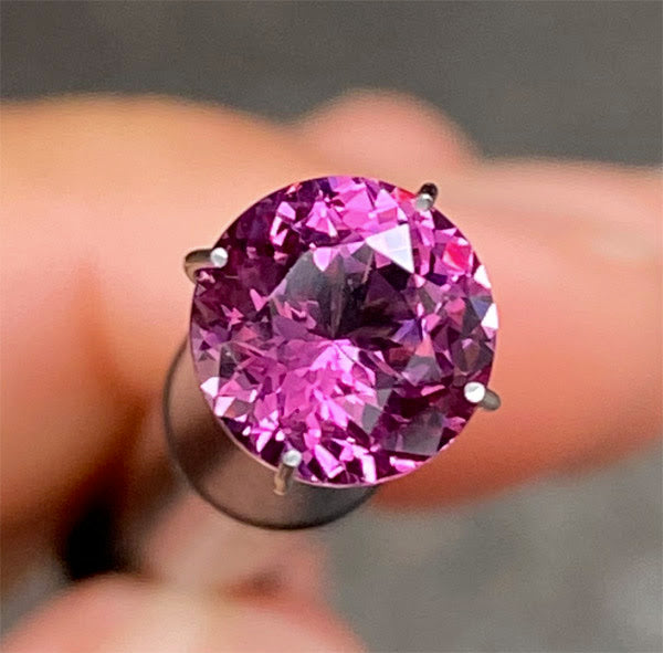 Rhodolite Rose Pourpre De Tanzanie - 1,13 Carat, Pierre Naturelle Non Traitée