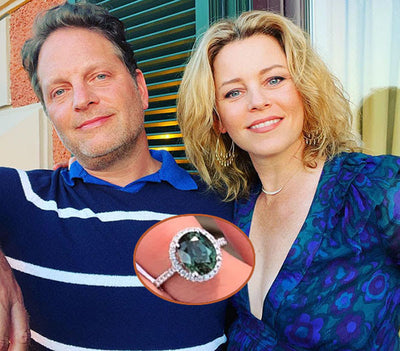 Breaking Tradition: Elizabeth Banks Marks 20th Anniv. With ‘Peacock’ Sapphire