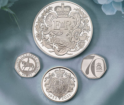 Commemorative Coins Mark Queen Elizabeth II's 70 Years on the British Throne