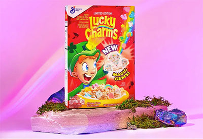 Lucky Charms' Limited-Edition Cereal Features Diamond-Shaped 'Magic Gems'
