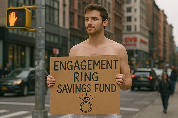Performance Artist Hatches Unique Strategy for Raising Engagement Ring Funds
