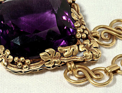 56-Carat Deep Purple Amethyst Highlights This Art Nouveau Smithsonian Stunner