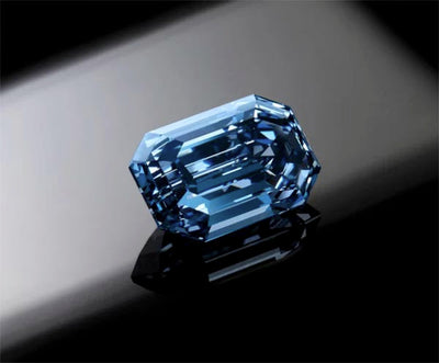Sotheby's Unveils 15.10-Carat Flawless, Step-Cut, Fancy Vivid Blue Diamond
