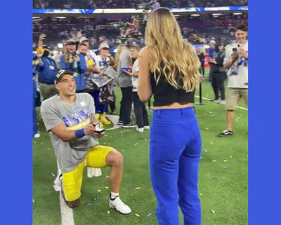 On-Field Proposal: Two Rings in One Night for LA Rams Safety Taylor Rapp