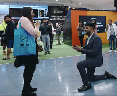 Aucklander Enlists Help of Airport Officials to Pull Off Nifty Marriage Proposal