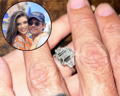 Marc Anthony Pops the Question With 10-Carat Emerald-Cut Diamond Ring