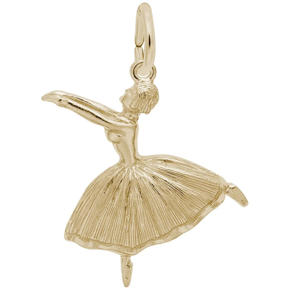 Ballet Dancer with Skirt Charm