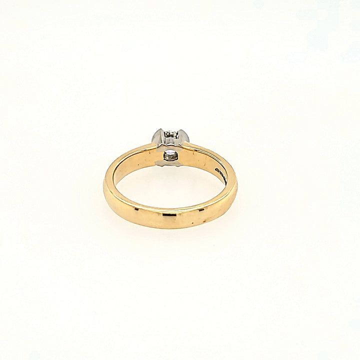 Solitaire Diamond Ring in 14k Gold