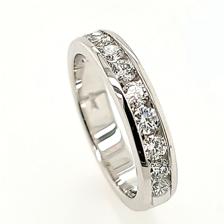 0.75ct Diamond Channel Band in 14k Gold