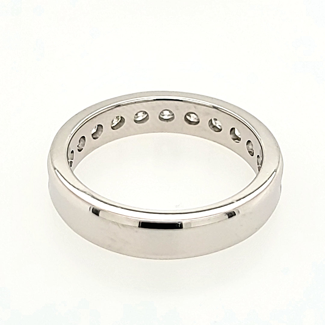 0.75ct Diamond Channel Band in 14k Gold