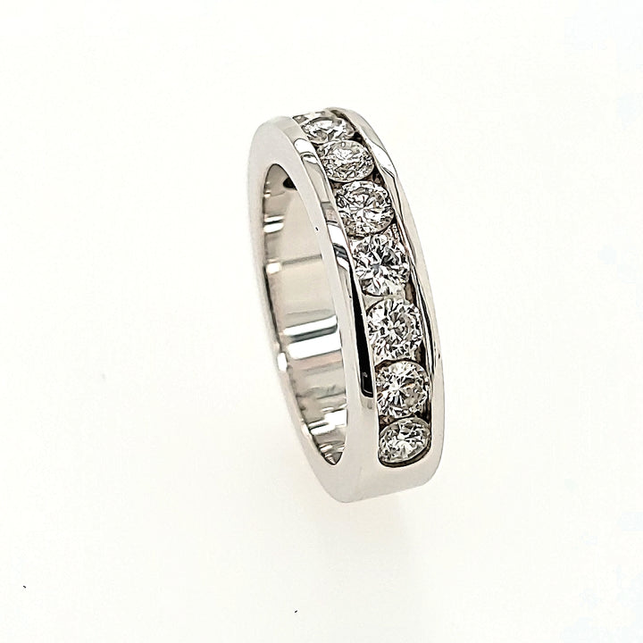 Channel Set Diamond Band in 14k Gold