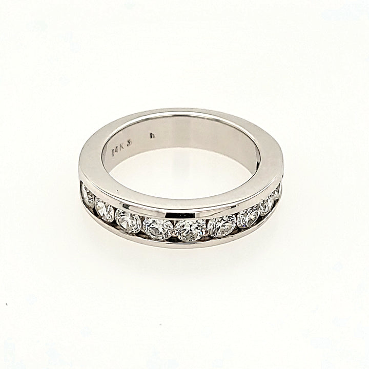 Channel Set Diamond Band in 14k Gold