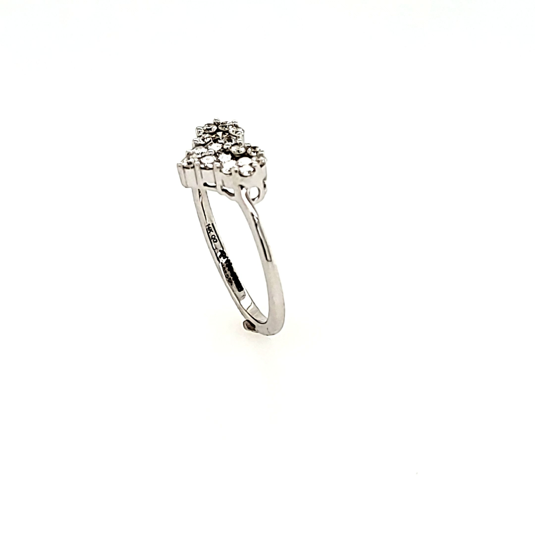 Heart Diamond Ring in 14k Gold