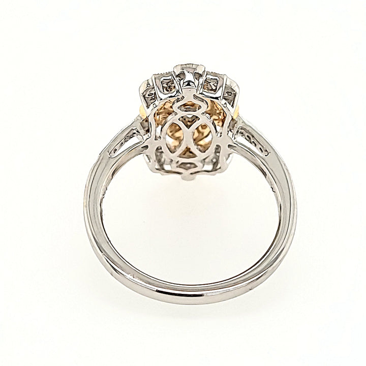 Vintage Inspired Diamond Ring in 14k Gold