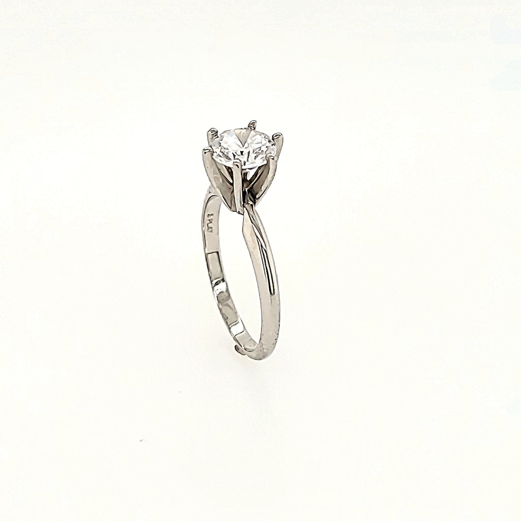 Platinum semi sales mount rings