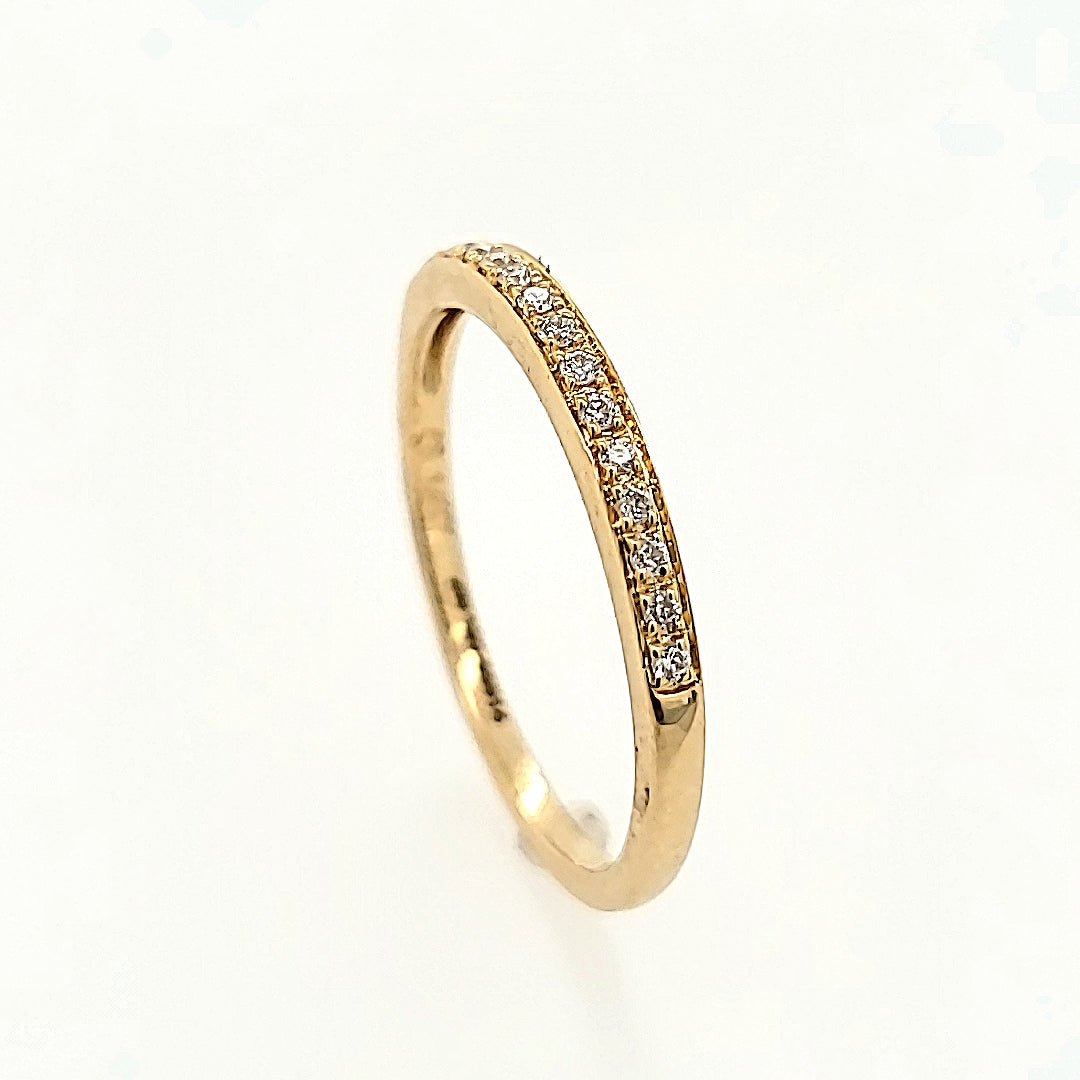Classic Diamond Band in 14k Gold