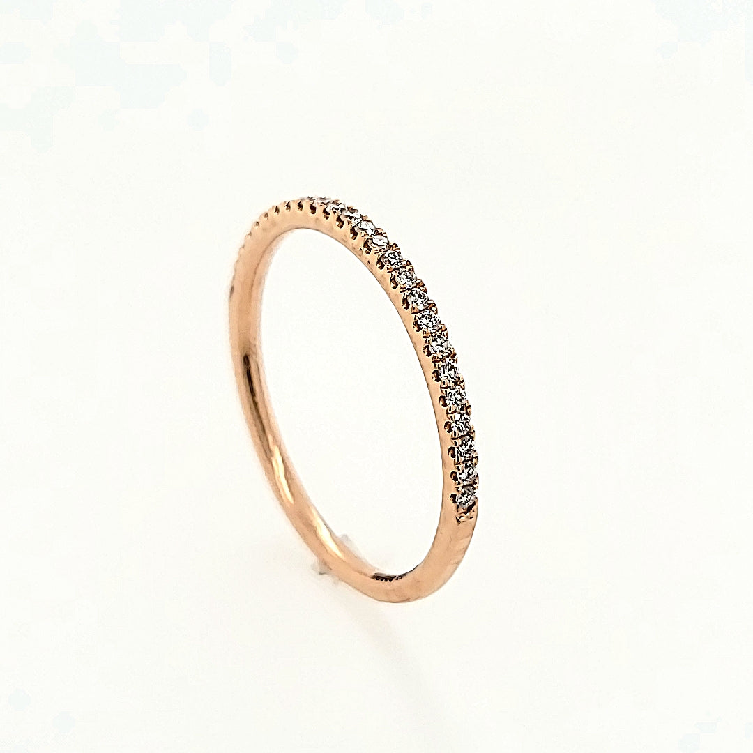 Classic Diamond Pave Ring in 14k Gold