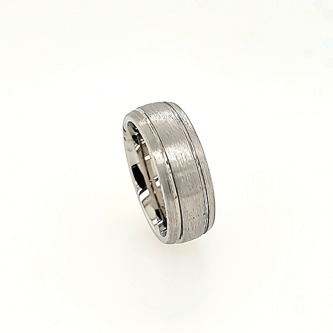 Cobalt Chrome Band with Grooves