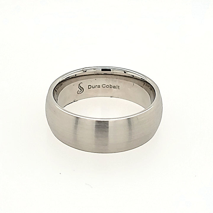 Cobalt Chrome Half-Round Satin Band