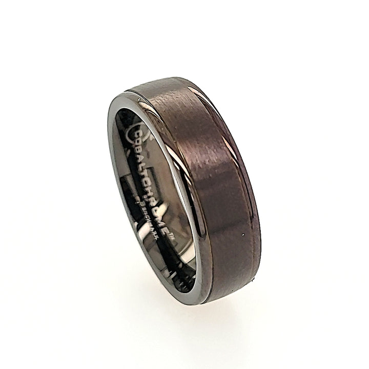 Black Cobalt Chrome Wedding Band