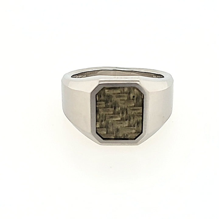 Stainless Steel Carbon Fiber Ring