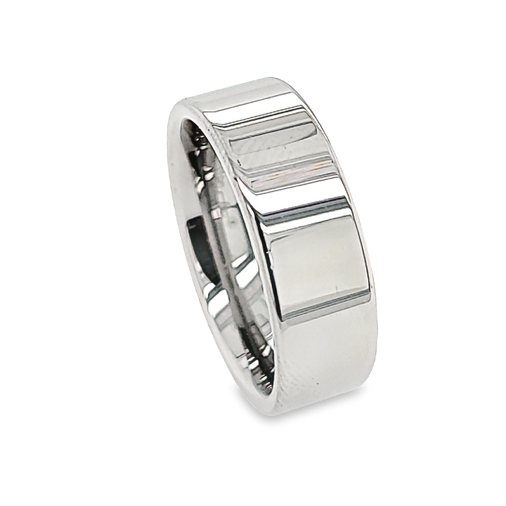 Flat Tungsten Carbide Ring