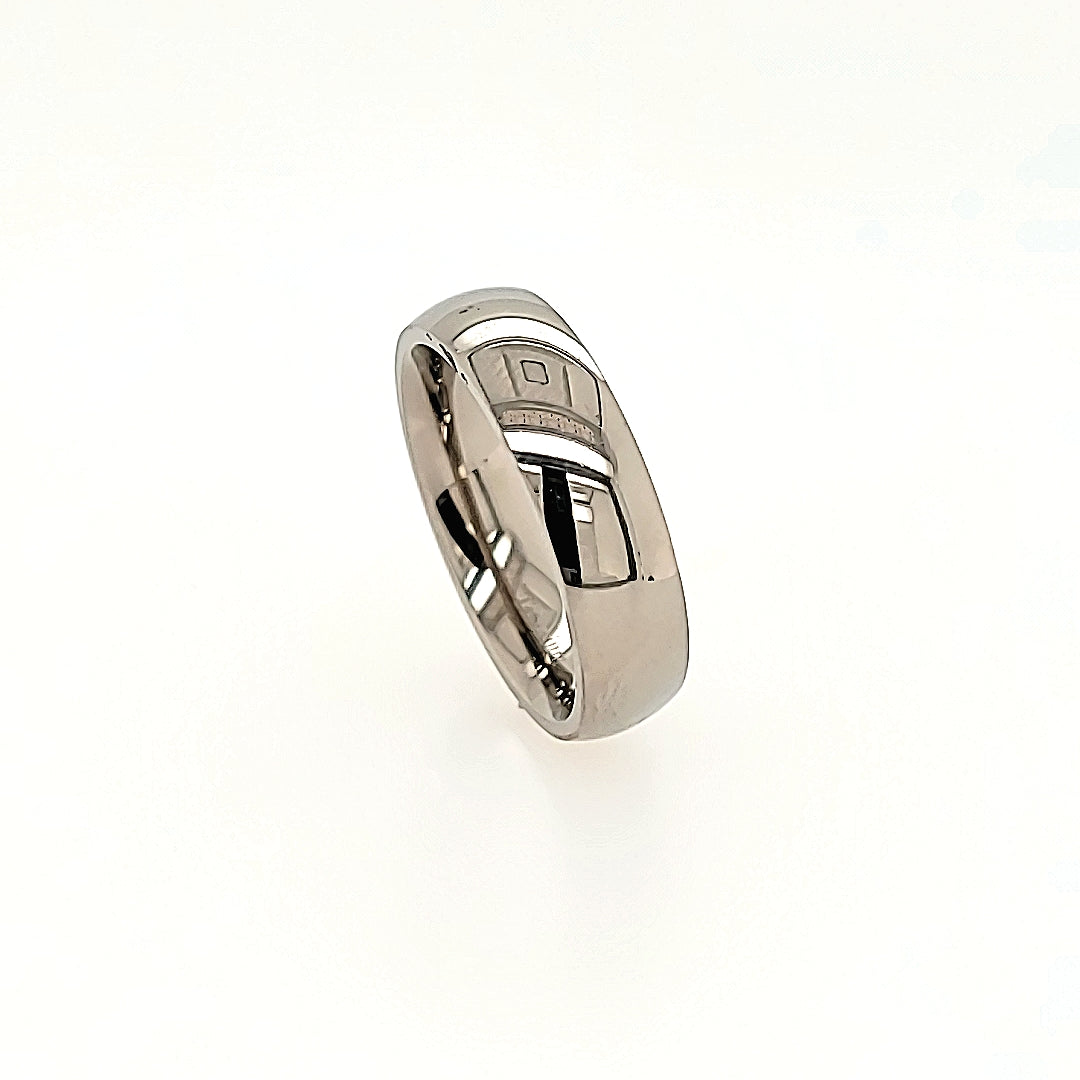 Half-Round Titanium Ring