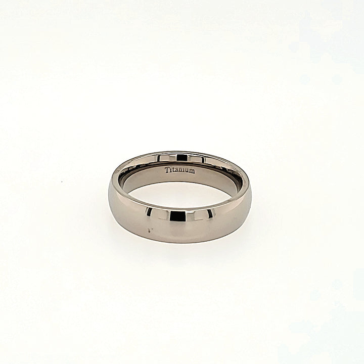 Half-Round Titanium Ring