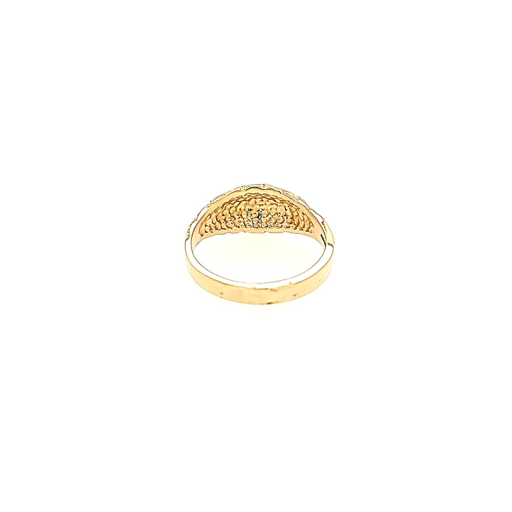 Honeycomb Design Ring in 10k Gold