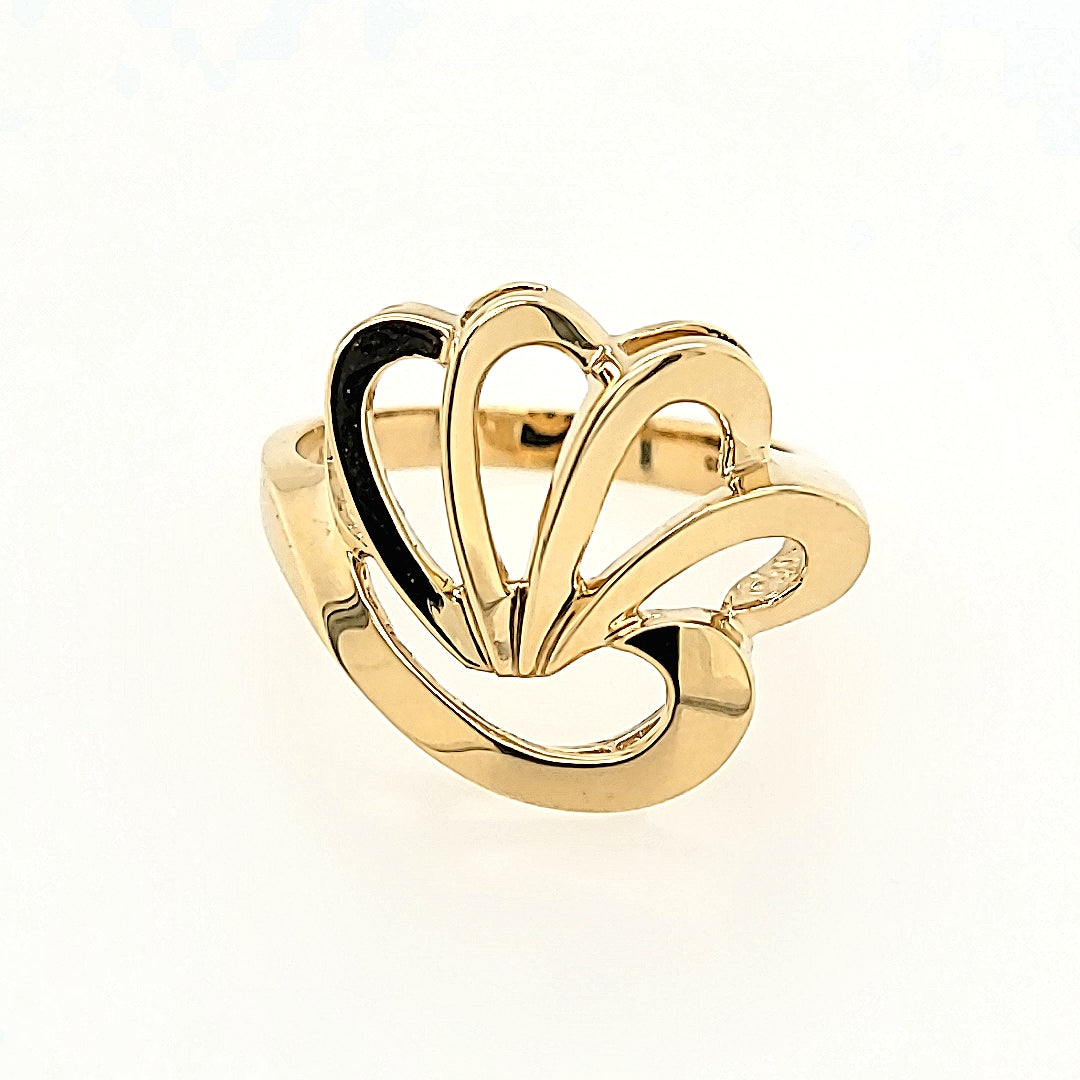 Freeform Ring in 14k Gold