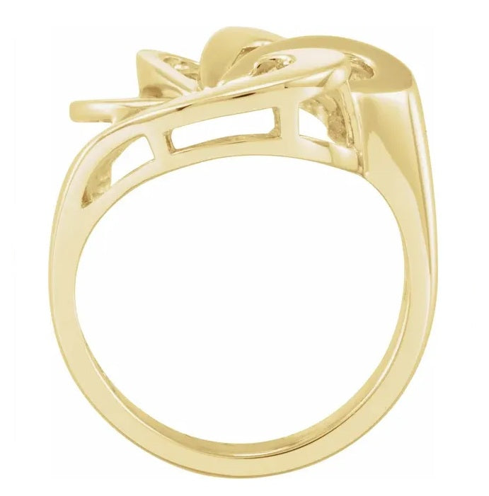 Freeform Ring in 14k Gold