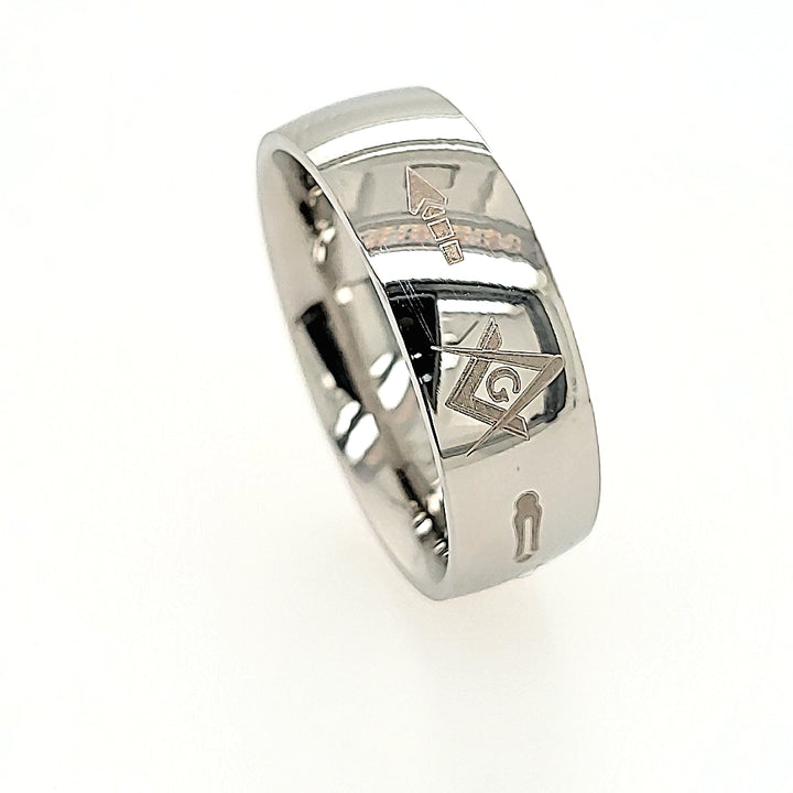 Stainless Steel Masonic Band
