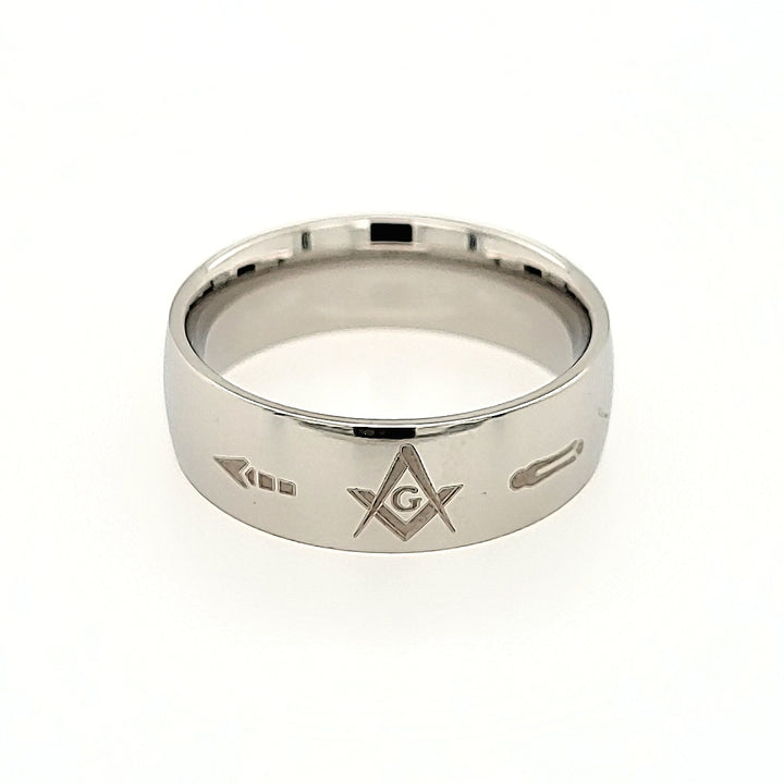 Stainless Steel Masonic Band