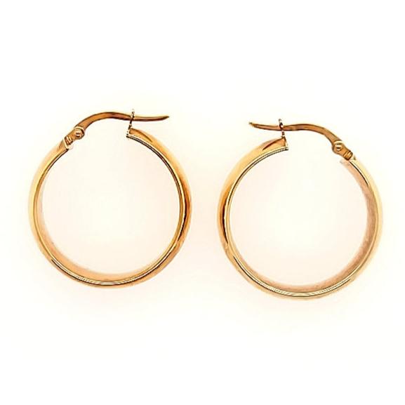 Hoop Earrings in 14k Gold
